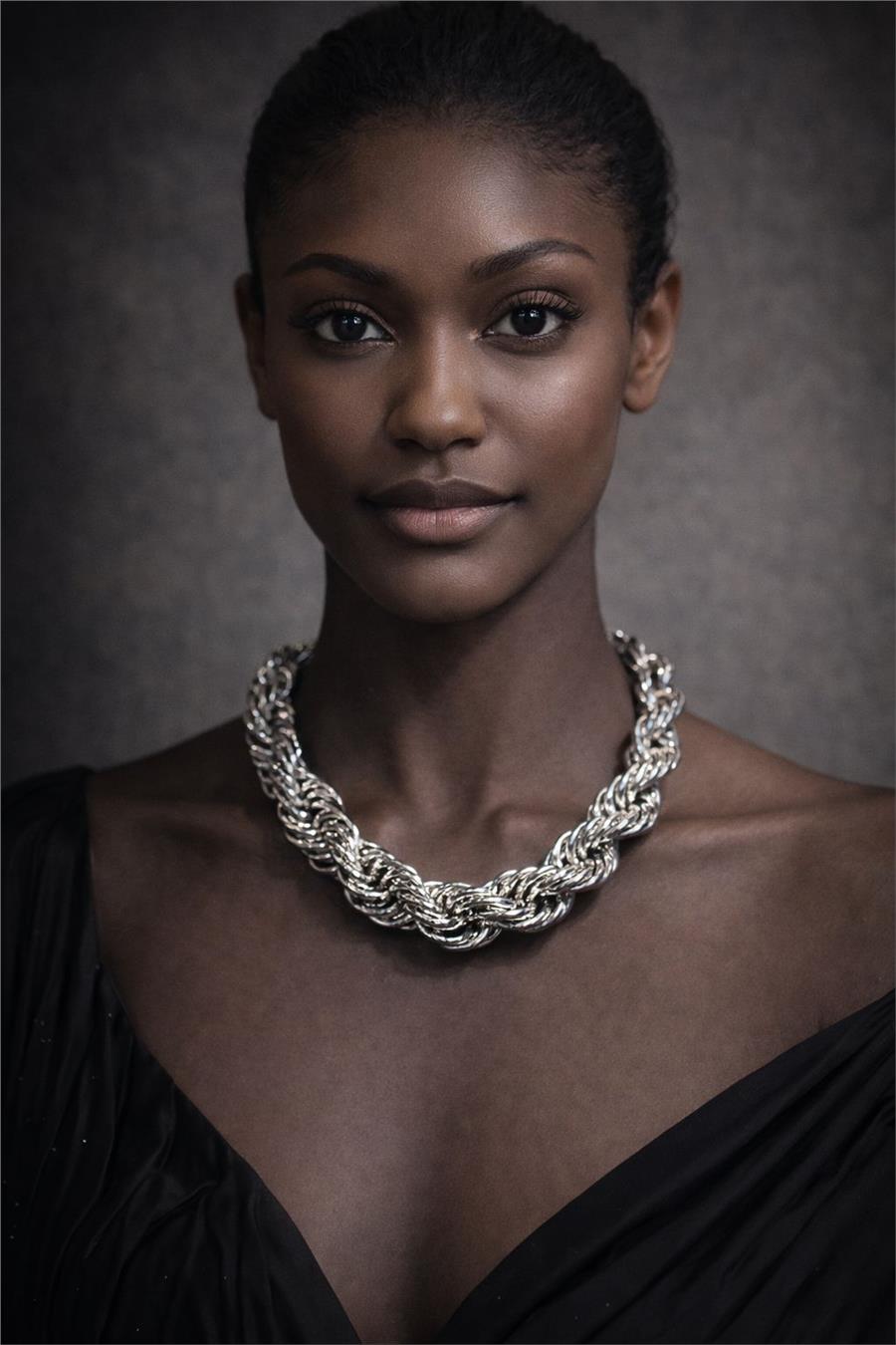 Samantha Silver Burgu Kolye